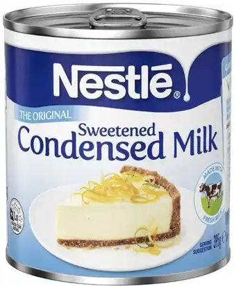 IGA Nestlé Sweetened Condensed Milk 395‑410g Selected Varieties offer