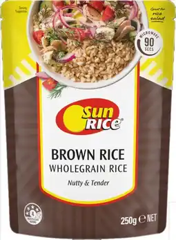 IGA SunRice 90 Seconds Microwave Rice 250g Selected Varieties offer