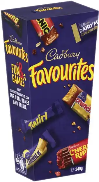 IGA Cadbury Favourites 336‑340g Selected Varieties offer