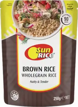 IGA SunRice 90 Seconds Microwave Rice 250g Selected Varieties offer