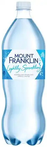 IGA Mount Franklin Lightly Sparkling Water 1.25 Litre Selected Varieties offer