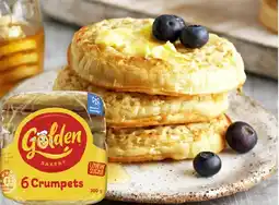 IGA Golden Crumpet Rounds 6 Pack Selected Varieties offer