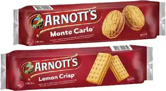 IGA Arnott's Cream Biscuits 200‑250g Selected Varieties offer