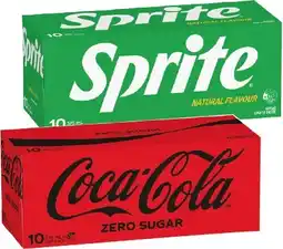 IGA Coca-Cola, Sprite or Fanta 10x375mL Selected Varieties offer