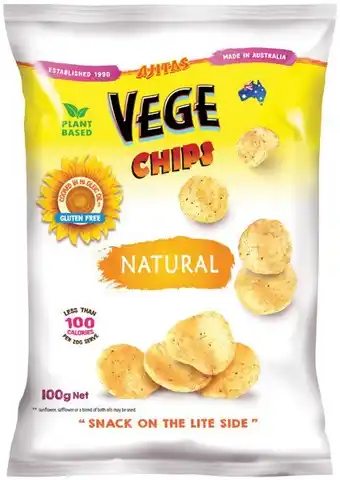 IGA Ajitas Vege Chips 100g or Rice Crackers 75g Selected Varieties offer