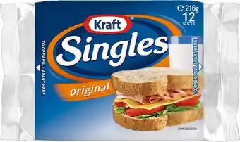 IGA Kraft Cheese Singles Original Slices 12 Pack offer