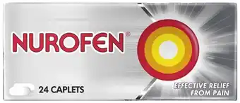 IGA Nurofen Ibuprofen 200mg Caplets 24 Pack offer