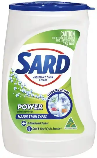 IGA Sard Stain Remover Powder 900g‑1kg Selected Varieties offer