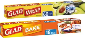 IGA Glad Wrap 60mx33cm, Bake & Cooking Paper 18mx30cm or Aluminium Foil 20mx30cm offer