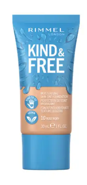 Rimmel kind & free moisturising skin tint foundation - rose ivory 10