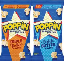 IGA Poppin Microwave Popcorn 85‑100g Selected Varieties offer