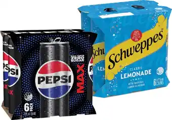 IGA Pepsi, Schweppes or Solo 6x275mL Selected Varieties offer