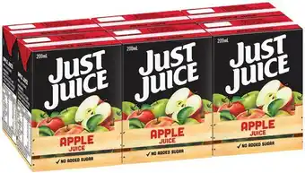 IGA Just Juice 6x200mL Selected Varieties offer