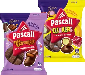 IGA Pascall Share Bag 120‑185g or Cadbury Bitesize 120‑150g Selected Varieties offer