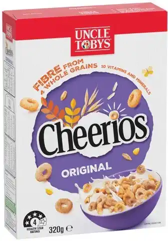 IGA Uncle Tobys Cheerios Original 320g offer