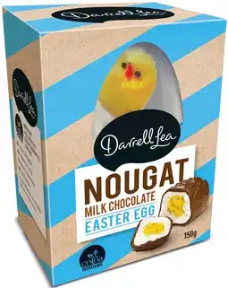 IGA Darrell Lea Nougat Milk Chocolate Easter Egg Box 150g offer