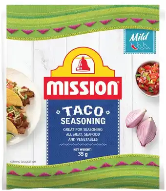 IGA Mission Taco Seasoning 35g Selected Varieties offer