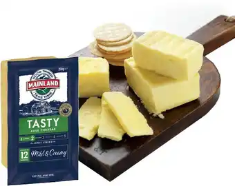 IGA Mainland Cheese Block 200‑250g Selected Varieties offer