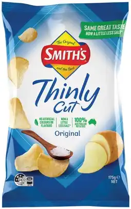 IGA Smith’s Thinly Cut Chips 175g Selected Varieties offer