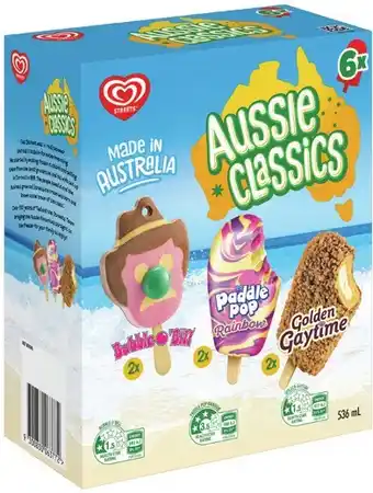 IGA Streets Aussie Classics 6 Pack offer