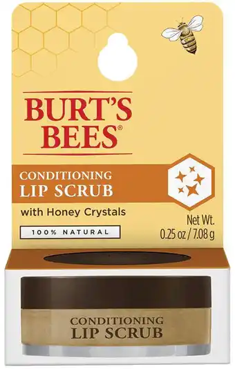 Burts bees conditioning lip scrub blister 7.08g