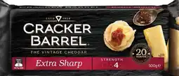 IGA Cracker Barrel The Vintage Cheddar Extra Sharp Cheese Block 500g offer