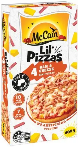 IGA McCain Lil’ Single Pizzas 4 Pack Selected Varieties offer