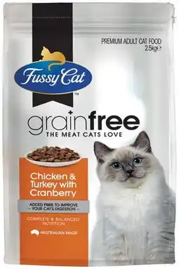 IGA Fussy Cat Grainfree Dry Cat Food 2.5kg Selected Varieties offer