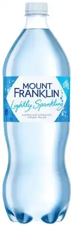 IGA Mount Franklin Lightly Sparkling Water 1.25 Litre Selected Varieties offer