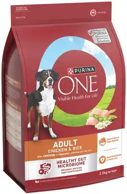 IGA Purina One Dry Dog Food 2.5kg Selected Varieties offer