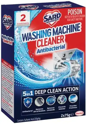 IGA Sard Wonder Washing Machine Cleaner 2x75g or Colour Catcher Sheets 15 Pack offer