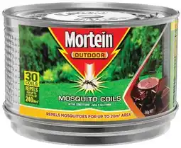 IGA Mortein Outdoor Mosquito Coil Burner 30 Pack offer