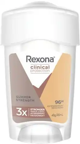 IGA Rexona Clinical Protection Antiperspirant Deodorant 45mL Selected Varieties offer