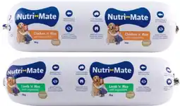 IGA Nutrimate Dog Food Roll 3kg Selected Varieties (Refrigerated Pet Food) offer