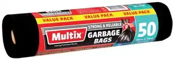 IGA Multix 56 Litre Extra Wide Garbage Bags 50 Pack offer