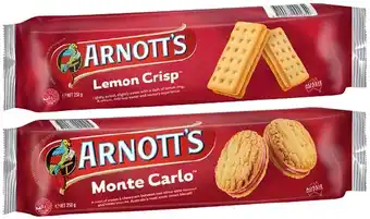 IGA Arnott's Cream Biscuits 200‑250g Selected Varieties offer