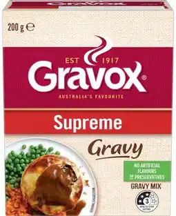 IGA Gravox Gravy Powder Mix Traditional or Supreme 200g offer