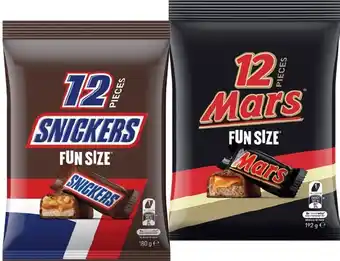 IGA Mars, M&M's or Skittles Fun Size Pack 132‑192g Selected Varieties offer