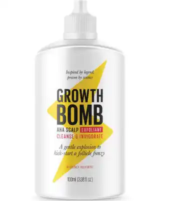 Chemist Warehouse Growth bomb aha scalp exfoliant 100ml offer
