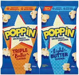 IGA Poppin Microwave Popcorn 85‑100g Selected Varieties offer