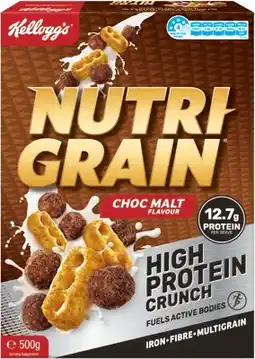 IGA Kellogg’s Nutri-Grain High Protein Crunch 500g offer