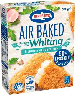 IGA Birds Eye Air Baked Lightly Crumbed Fish 250‑380g Selected Varieties offer