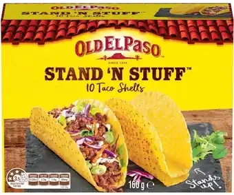 IGA Old El Paso Stand 'N Stuff Taco Shells 10 Pack offer