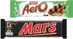 IGA Mars 44‑56g, Nestlé 35‑50g Medium Bars or M&M’s 35‑49g Selected Varieties offer