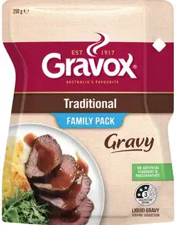 IGA Gravox Gravy or Sauce Family Pack 250g Selected Varieties offer