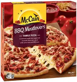 IGA McCain Family Pizza 490‑500g Selected Varieties offer