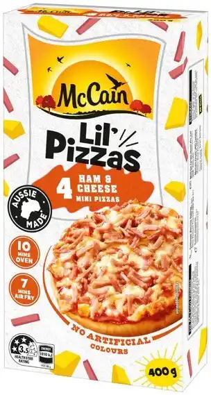 IGA McCain Lil’ Single Pizzas 4 Pack Selected Varieties offer