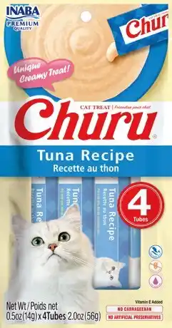 IGA Inaba Churu Cat Treats 4x14g Selected Varieties offer