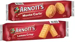 IGA Arnott's Cream Biscuits 200‑250g Selected Varieties offer