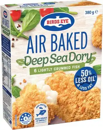 IGA Birds Eye Air Baked Crumbed Fish 250‑380g Selected Varieties offer